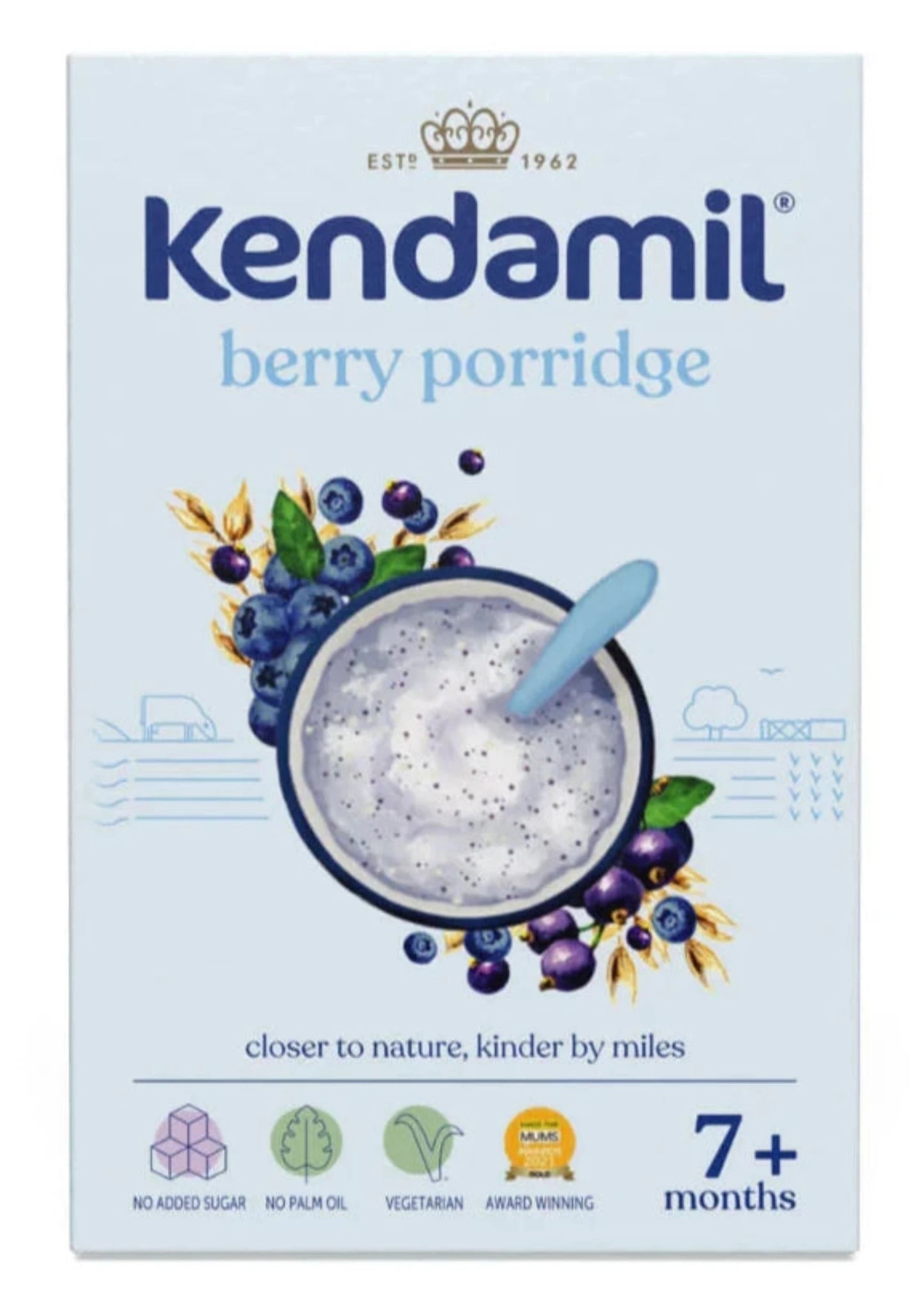 (3x150g )Kendamil Berry Milk Porridge