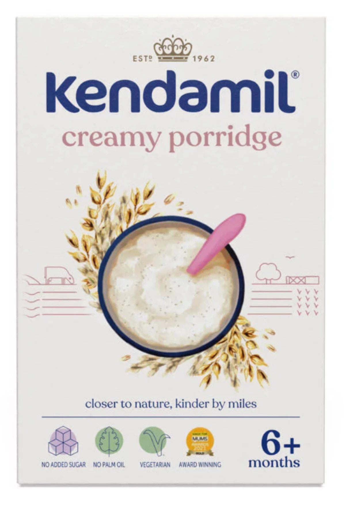(3x150g) Kendamil Creamy Oat Milk Porridge